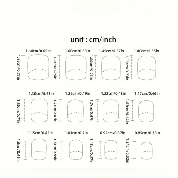 24pcs Glossy Jelly Pink Gradient Press-On Glue-On Short Oval Fake Nails - Picture 4 of 5